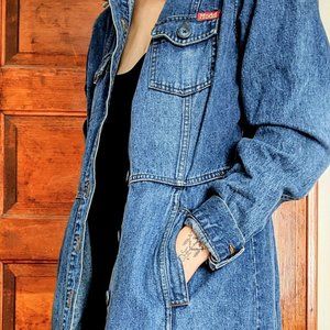 y2k MUDD Denim Duster